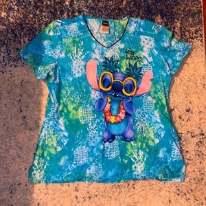 SOLD Stitch scrub top